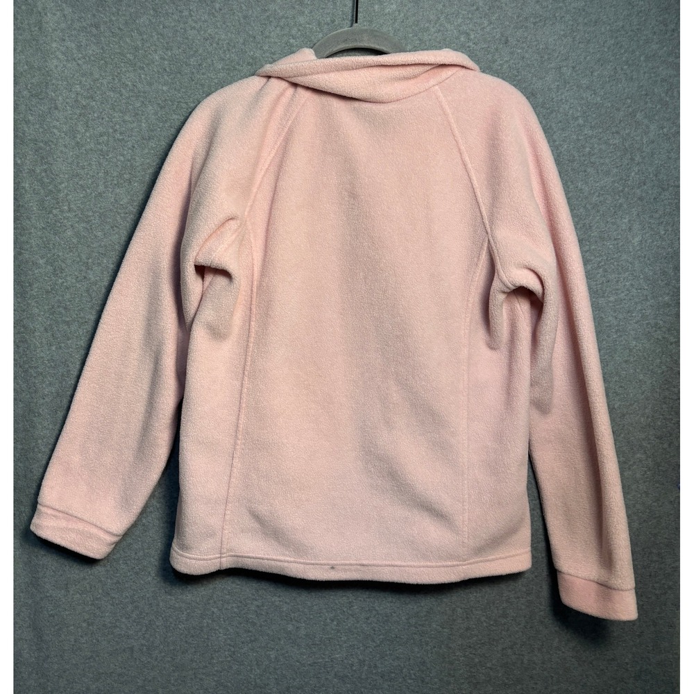 Columbia Fleece Jacket Womens XL Pink Full Zip Gorpcore Outdoor Hiking - Picture 6 of 9